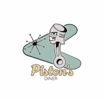 pistons diner logo